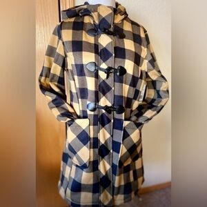 NWT-Fleece-Lined Zip Up Coat with Hood